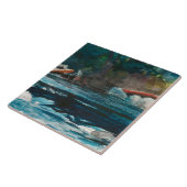 Homer - De stroomversnellingen, Hudsonrivier, Adir Tegeltje (Zijkant)