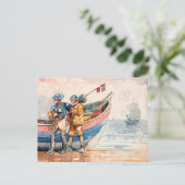 Homer - De terugkeer, beeldende kunst, Briefkaart (Staand voorkant)