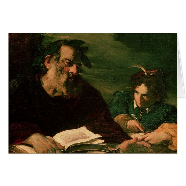 Homer Dictate zijn gedicht (Voorkant Horizontaal)