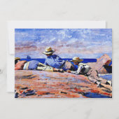 Homer - Drie jongens op de kust Kaart (Voorkant)