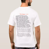Homer en de Iliad T-shirt (Achterkant)