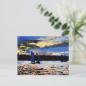Homer - Gloucester Sunset Briefkaart (Staand voorkant)