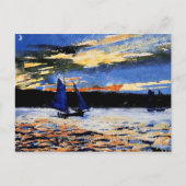 Homer - Gloucester Sunset Briefkaart (Voorkant)