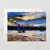 Homer - Gloucester Sunset Briefkaart (Voorkant / Achterkant)