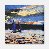 Homer - Gloucester Sunset Briefkaart Magneet (Voorkant)