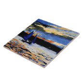 Homer - Gloucester Sunset Briefkaart Tegeltje (Zijkant)