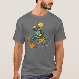 Homer Halloween snoep of lekkers binge T-shirt