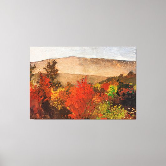 Homer - Herfst Boomtoppen, beroemd schilderij Canvas Afdruk (Voorkant)
