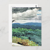 Homer - Heuvellandschap, Briefkaart (Voorkant / Achterkant)