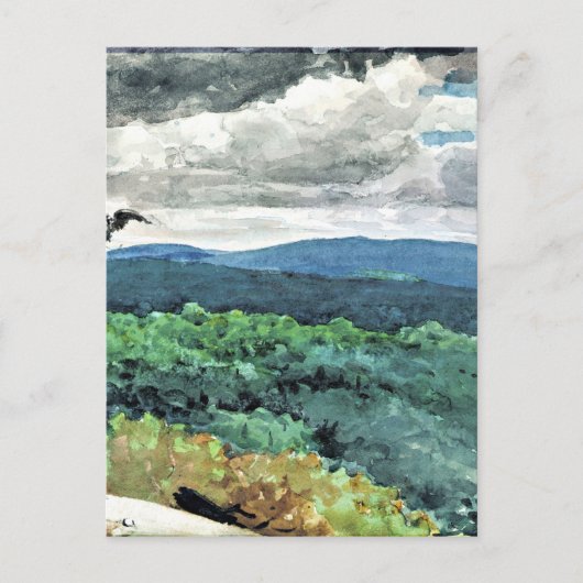 Homer - Heuvellandschap, Briefkaart (Voorkant)