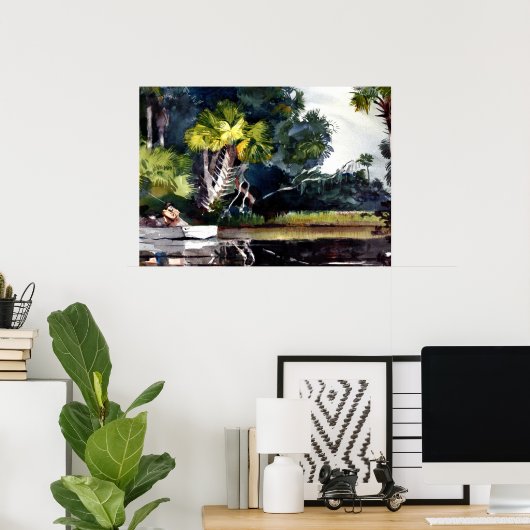 Homer - Homosassa Oerwoud Poster (Thuiskantoor)