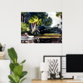 Homer - Homosassa Oerwoud Poster (Thuiskantoor)