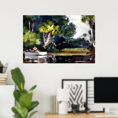 Homer - Homosassa Oerwoud Poster (Thuiskantoor)