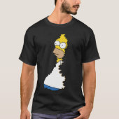 Homer in Hedges Klassieke T-Shirt (Voorkant)