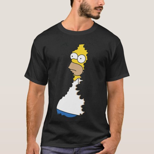 Homer in Hedges Klassieke T-Shirt (Voorkant)