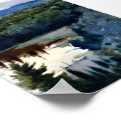 Homer - Indiaans dorp, Adirondacks Poster (Hoek)