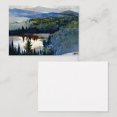 Homer - Indiaas dorp, Adirondacks Notitiekaartje (Voorkant / Achterkant)