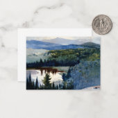 Homer - Indiaas dorp, Adirondacks Notitiekaartje (Voorkant / Achterkant in situ)