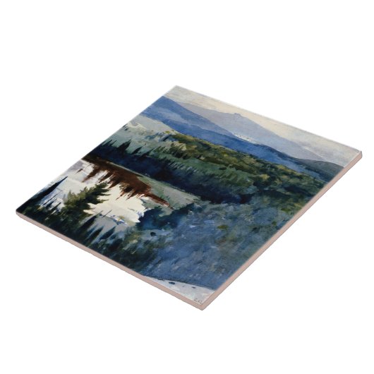 Homer - Indiaas dorp, Adirondacks Tegeltje (Zijkant)