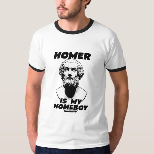 Homer is mijn Homeboy T-shirt (Voorkant)