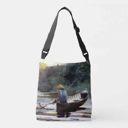 Homer - Jongen vist Crossbody Tas (Voorkant)