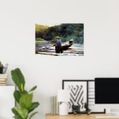 Homer - Jongen vist Poster (Thuiskantoor)