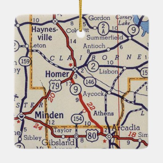 Homer LA Keramisch Ornament (Achterkant)