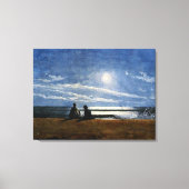 Homer, maanlicht, beeldende kunst, canvas afdruk (Voorkant)