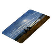 Homer - Maneschijn, kunstschilderij Magneet (Linkerzijde)