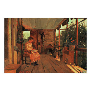 Homer - Meisje Shelling Peas Perfect Poster