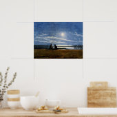 Homer - Moonlight, fijn kunstschilderij, Poster (Keuken)