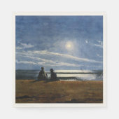 Homer - Moonlight, fijn kunstschilderij, Servet (Voorkant)