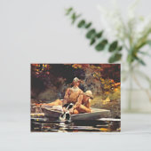 Homer - Na de Hunt Briefkaart (Staand voorkant)