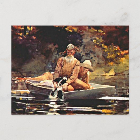 Homer - Na de Hunt Briefkaart (Voorkant)