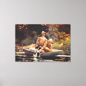 Homer - Na de Hunt Canvas Afdruk (Voorkant)