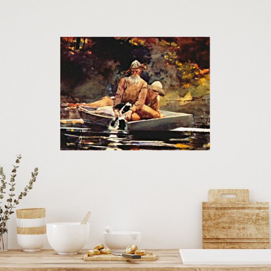 Homer - Na de Hunt Poster (Keuken)