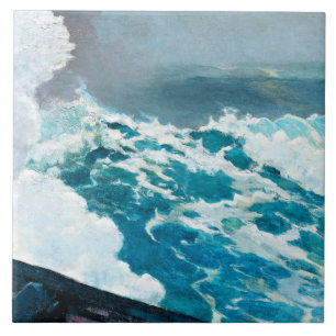Homer - Northeaster, 1895 Tegeltje