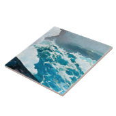 Homer - Northeaster, 1895 Tegeltje (Zijkant)