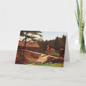 Homer - Oude Molen, beroemde schilderij, Kaart (Voorkant)