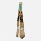 Homer - Rocky Coast and Gulls, fijne kunst Stropdas (Achterkant)