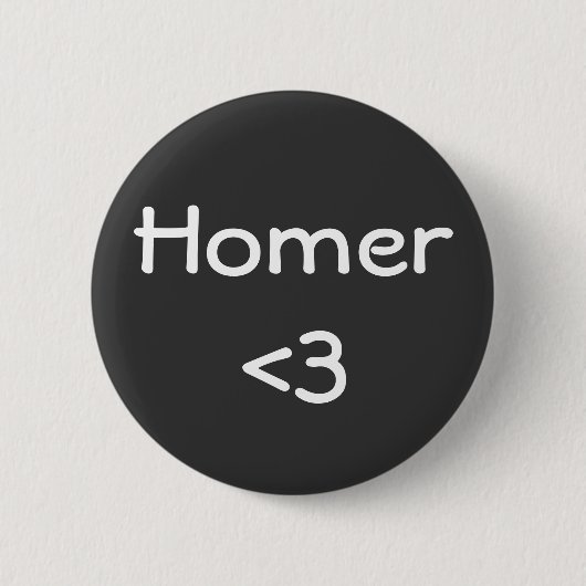 Homer Ronde Button 5,7 Cm (Voorkant)
