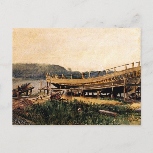 Homer - Scheepsbouw, Ipswich Briefkaart (Voorkant)