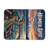 Homer Spit Alaska Ansichtkaart Magneet (Horizontaal)