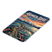 Homer Spit Alaska Ansichtkaart Magneet (Linkerzijde)
