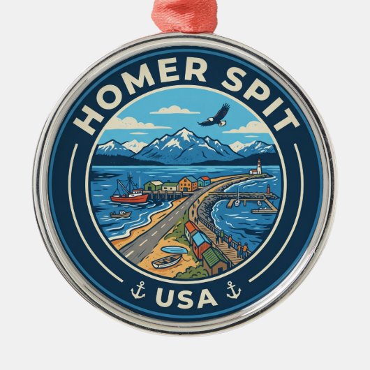 Homer Spit VS Metalen Ornament (Voorkant)