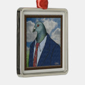 Homer Suit Framed Metalen Ornament (Rechts)