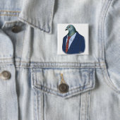 Homer Suit Vierkante Button 5,1 Cm (In situ)