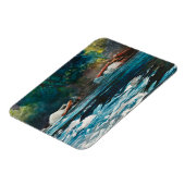 Homer - The Rapids, Hudson River, Adirondacks Magneet (Linkerzijde)