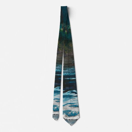 Homer - The Rapids, Hudson River, Adirondacks Stropdas (Achterkant)