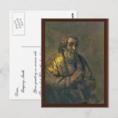 Homer. van Rembrandt Van Rijn (beste kwaliteit) Briefkaart (Voorkant / Achterkant)